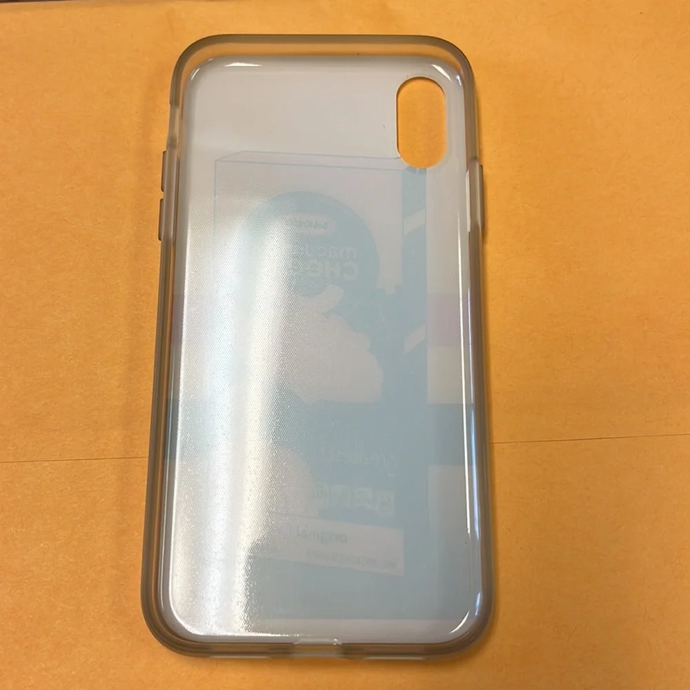 IPhone XR soft case Mac Jones & Cheese- like new - soft cover
